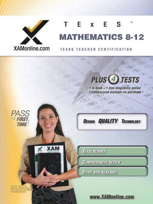 Title details for TExES Mathematics 8-12 135 by Sharon Wynne - Available